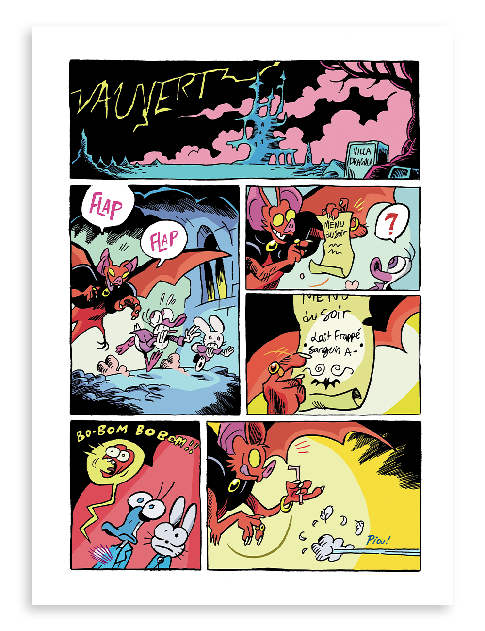 Bande dessinée « Vauvert » de Thom Blais-Leblanc, magazine Miam no 14 sur la tomate