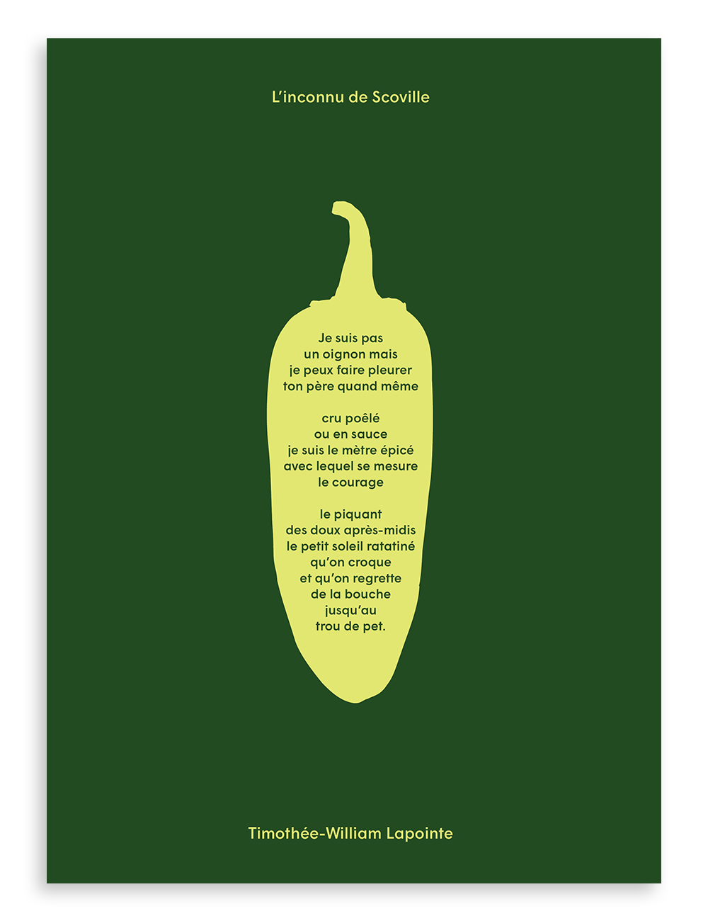 Numéro 6, Le bleuet