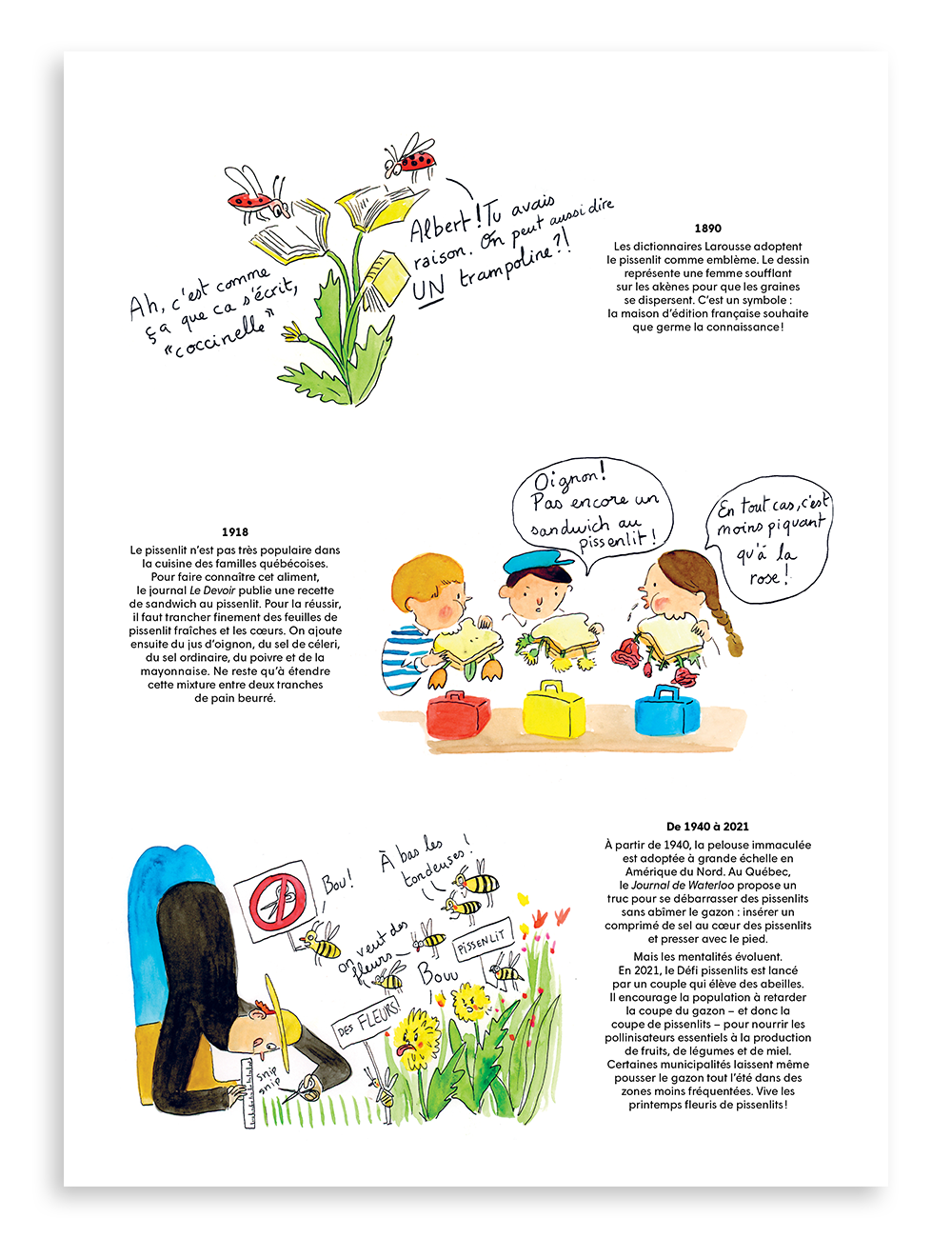 Numéro 9, Le pissenlit